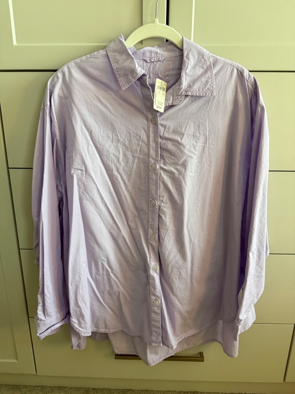 aerie Light Lavender Button-Down Shirt